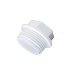 Заглушка резьбовая 1/2 PN25 БЕЛЫЙ РТП 
