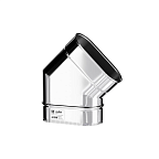 Колено 45* КРАФТ Овал (316/0,8) 120х240 бол.