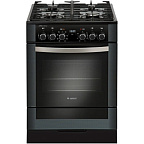 Газоэлектрич.плита GEFEST ПГЭ 6502-03 0044 (85х60х60) фасад черный с растровым рисунком