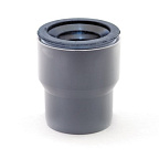 Переход с чугуна на пластик в комплекте с манжеткой 110/124 РР (50/36 шт) РТП