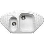 мойка F-14 №26 (БЕЛЫЙ) Polygran углов 960х510