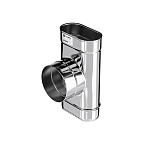 Тройник 90*   Craft Oval   (316/0,8) 100х200 d150