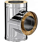 Сэндвич-тройник 90* КРАФТ Стандарт-50 (316/0,8/304/0,5) d130х230