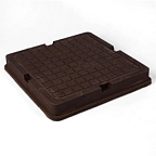 Люк ПП тип Л 700/700 КВАДРАТНЫЙ    1,5т коричневый