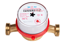 Счетчик для воды ЭКОМЕРА ЭКО-15 (универ) с КМЧ L-110  2026г (20)