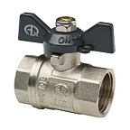 Кран шар лат 1 FF баб (AQUALINK)(60/10)