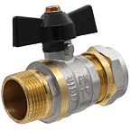 Кран м/п 20 ц х 3/4 нар бабочка VIEIR  VRLM202 (100)