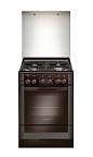 Газ.плита GEFEST ПГ 6300-02 0047 (85х60х60) фасад коричневый с растровым рисунком