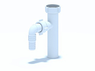 220M Отвод для стиральной машины 1 1/4"*32, АНИ пласт (40)