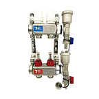 Коллектор VR113-02А с расх. 2 вых. БЕЗ кранов НЕРЖ (5)