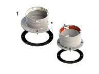 Адаптер двухблочный (Baxi, Navien, Bosch...) ФЛАНЕЦ