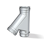 Тройник-Д 135* (430/0,5) ф130   OFF