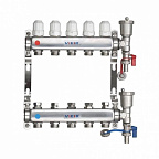 Коллектор VR115-05А БЕЗ расх. 5 вых. БЕЗ кранов НЕРЖ (5)