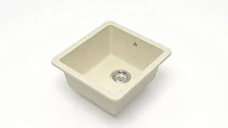 Мойка МАТОВАЯ 27/Q2 (БЕЖ) AQUADREAM, прямоуг, 463х433х213   OFF