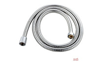 A45 Шланг для душа, 150см, двойная оплетка, хром, d13мм  FASHUN (50)