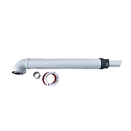 Комплект дымоходов коаксиальный универсальный антилед 60/100 1,2м  Camino