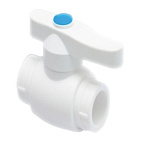 Кран 40 БЕЛЫЙ РТП  (ст.проход) (12/3)