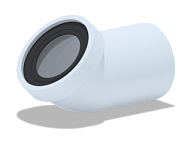 4220W Труба фановая 110х45*, АНИ пласт (30)