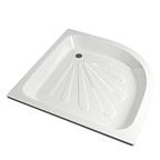 Поддон полукруг 0,9*0,9*0,15 стальной d50 MIXLINE