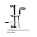 9021Р Стойка для душа с ручным душем и мыльницей (металл)