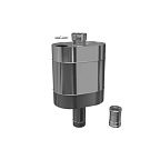 Бак "Таймыр" (AISI 201/1.0) эллиптический на трубе 50л ф115