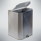 Бак для воды навесной 55 литров (нерж сталь)