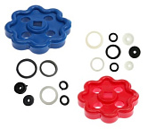 Рем. набор кран-буксы и вентилей ДУ-15,20,25 "Ромашка"(синяя)