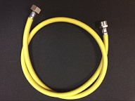 Подводка д/газа ПВХ 200 см 1/2 г/ш ЖЁЛТАЯ ELKA (30)