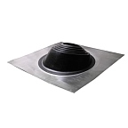 Уплотнительная манжета кровельная угловая № 3 (280-460) СИЛИКОН черная окрашен.