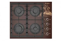 Варочная панель газ. GEFEST СГ СВН 2230 К17 (10х60х52,5) цв.коричневый с рисунком "кофе"   OFF