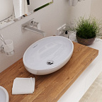 Умывальник накладной "Ringo 53" Sanita Luxe (для столешниц и мебельных тумб)