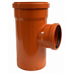 Тройник 200/110х90 рыжая РТП