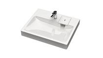 V53 D1 Раковина Адель  (СИГН.БЕЛ) (дл.590,шир.546,глуб.88)  AQUADREAM   (КОМПЛЕКТ)