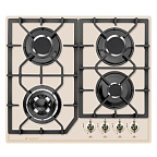 Варочная панель газ. GEFEST ПВГ 2232-01 В85 (10х60х52,5) цв.кремовый "Ретро"