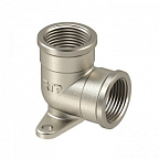 Уголок лат 1/2 FF с настенным креплением никель   (РТП)(130/10)