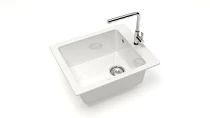 Z8 G31 Мойка ГЛЯНЦЕВАЯ (БЕЛАЯ) AQUADREAM, прямоуг, 425х500х195