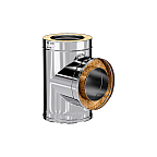 Сэндвич-тройник 90*   Craft HF-50B   (316/0,8/304/0,5) d130х230