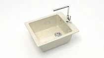 Z8 Q2 Мойка ГЛЯНЦЕВАЯ (БЕЖ) MARRBAXX, прямоуг, 425х500х195