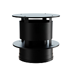 Оголовок с ветрозащитой КРАФТ Стандарт-50 Керамика Термоэмаль (316/0,8) d150х250