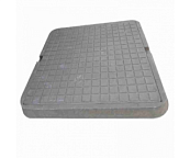 Люк ПП тип Л 700/700 КВАДРАТНЫЙ    1,5т серый