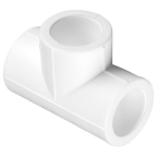Тройник переходной 110х75х110 БЕЛЫЙ РТП (3/1)