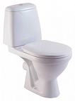 Унитаз-компакт "Премьер" белый (гориз., сид, 2-х уровн.арм.) ROSA (г. Киров)   OFF