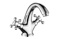 A1019 Смеситель для умывальника (хром) лат, шпилька  FASHUN (10)