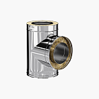 Сэндвич-тройник 90* КРАФТ Стандарт-50 (316/0,8/304/0,5) d115х200