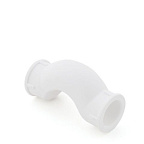 Обводное колено с муфтой,короткое 32 БЕЛЫЙ РТП (70/10)