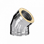 Сэндвич-колено 30* КРАФТ Стандарт-50 (316/0,8/304/0,5) d150х250