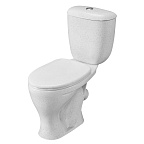 Унитаз-компакт ВОРОТЫНСКИЙ  КРАП на белом, косой вып. (15)