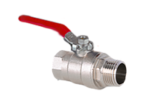 Кран шар лат 1/2 FM   PN25 рыч   (РТП)(70/10)