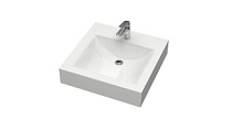 V57 D1 Раковина Ирен (СИГН.БЕЛ) (дл.500,шир.487,глуб.110)  AQUADREAM   (КОМПЛЕКТ)