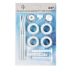 Комплект монтажный ДУ20 13 предметов (с 3-мя кронштейн.) д/ал/бимет, блистер (ThermaQ)(40шт)